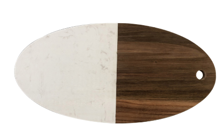 Acacia Wood Cutting Board Marble & Acacia Wood Marble Cheese Board